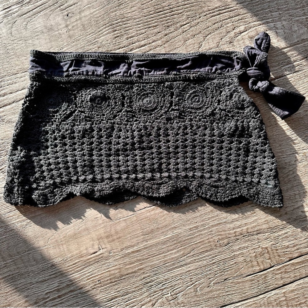 Letarte crochet, bathing suit, cover-up skirt